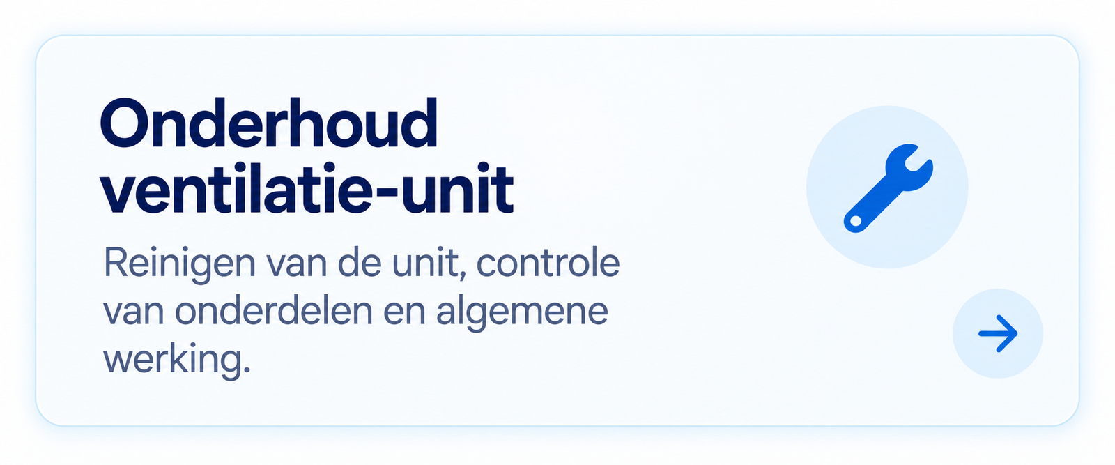 onderhoud unit